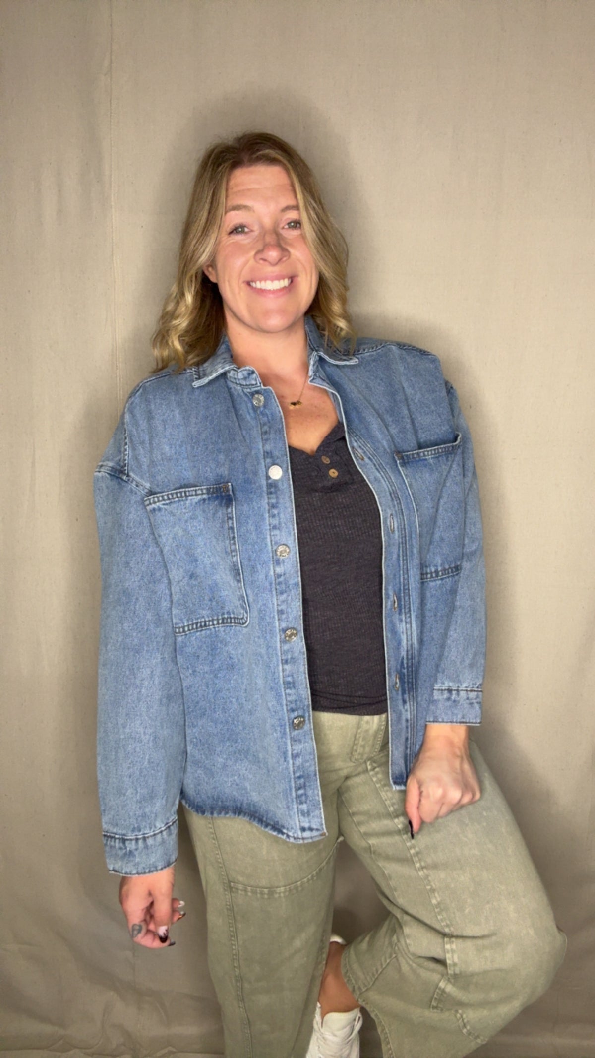 Denim Days Shacket