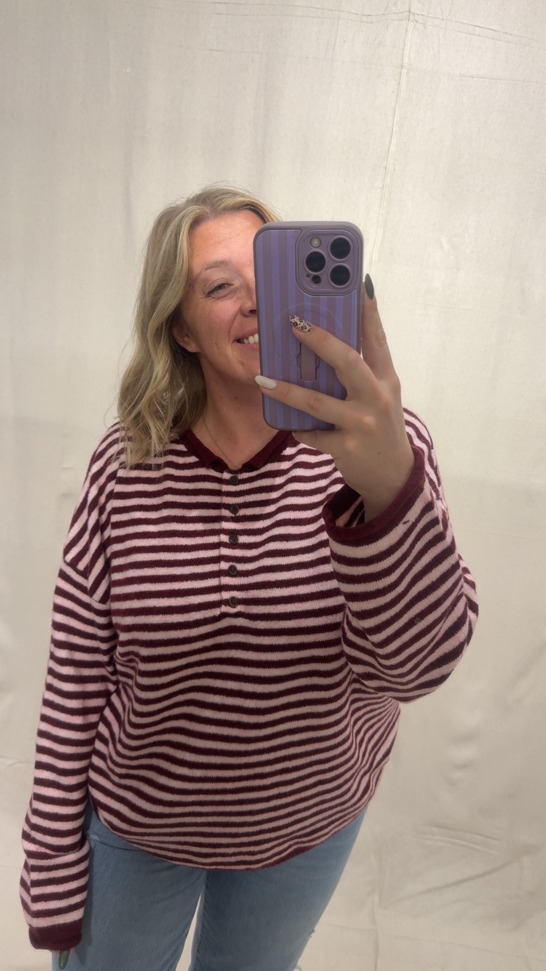 Harvest Wine Sweater
