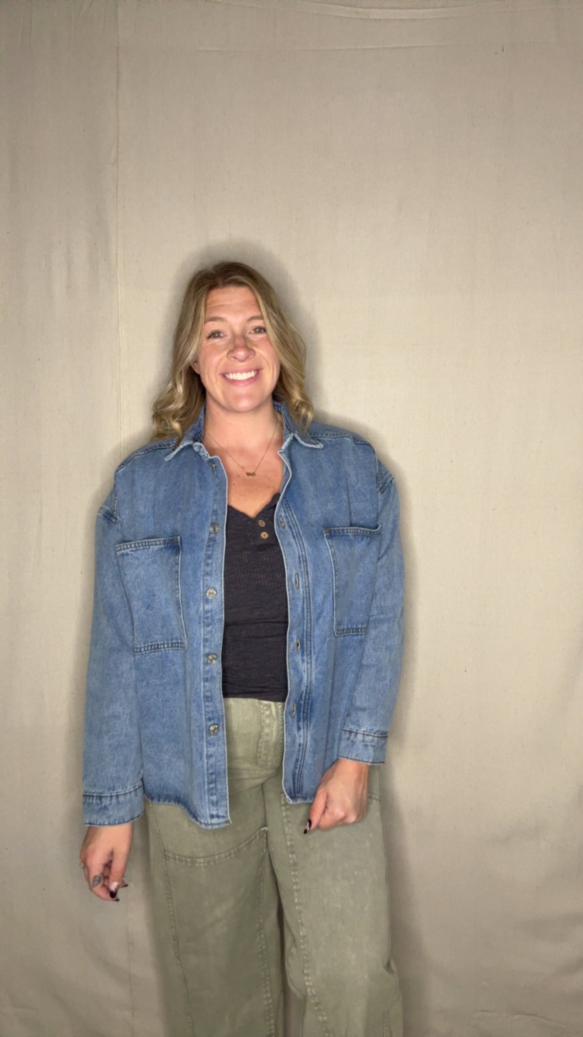 Denim Days Shacket
